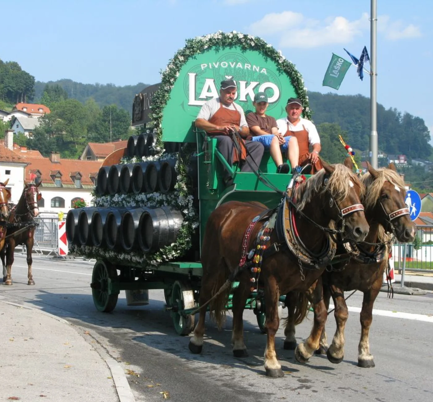 Pivo in cvetje