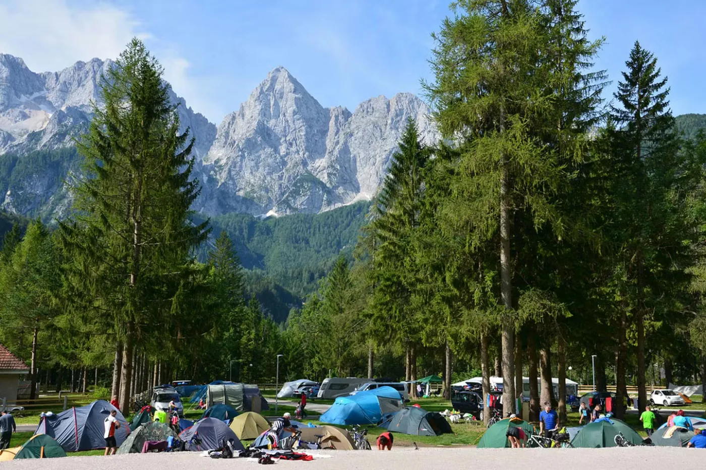 View of Špik from the valley, Slovenia